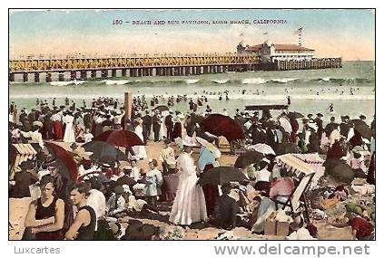 180.  BEACH AND SUN PAVILION. LONG BEACH. CALIFORNIA - Long Beach