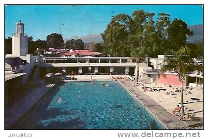 SANTA BARBARA. BILTMORE. ...VIEW FROM THE THIRTY-FOOT TOWER OF THE CORAL CASINO BEACH.... - Santa Barbara