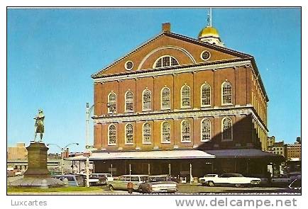 FANEUIL HALL. CRADLE OF AMERICAN LIBERTY. BOSTON. MASSACHUSETTS. - Boston