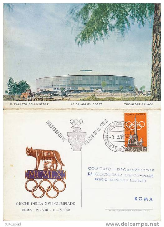 Jeux Olympiques 1960  Palais Du Sport  Sport Palace Palazzo Sport - Zomer 1960: Rome