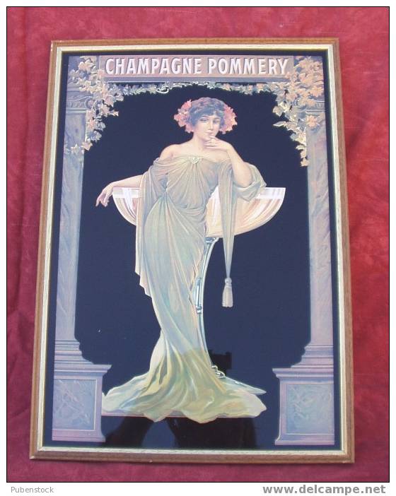 Publicité "CHAMPAGNE POMMERY" - Spiegel