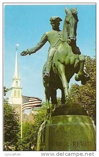 PAUL REVERE PARK...... BOSTON. MASSACHUSETTS. - Boston