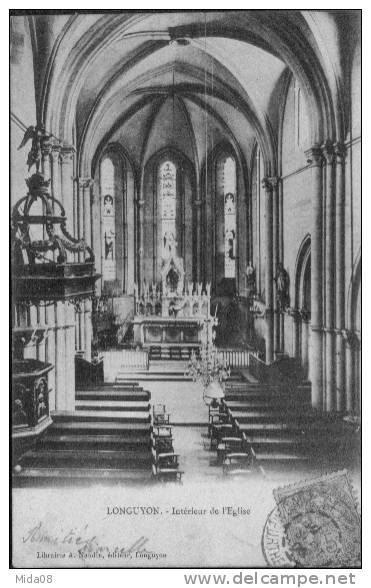 54. LONGUYON.  INTERIEUR DE L'EGLISE. - Longuyon