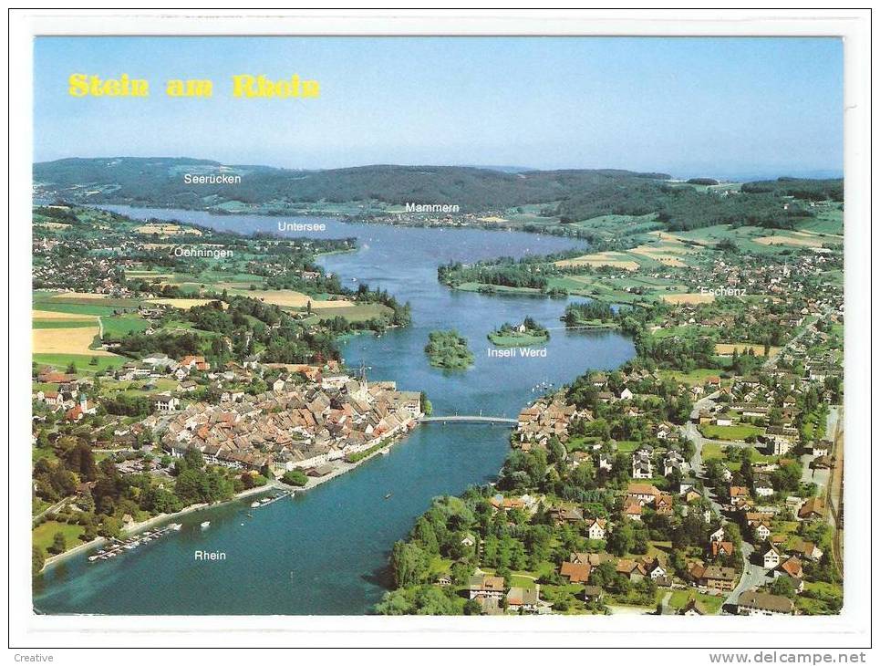 SUISSE-Stein Am Rhein,Flugaufnahme - Stein Am Rhein