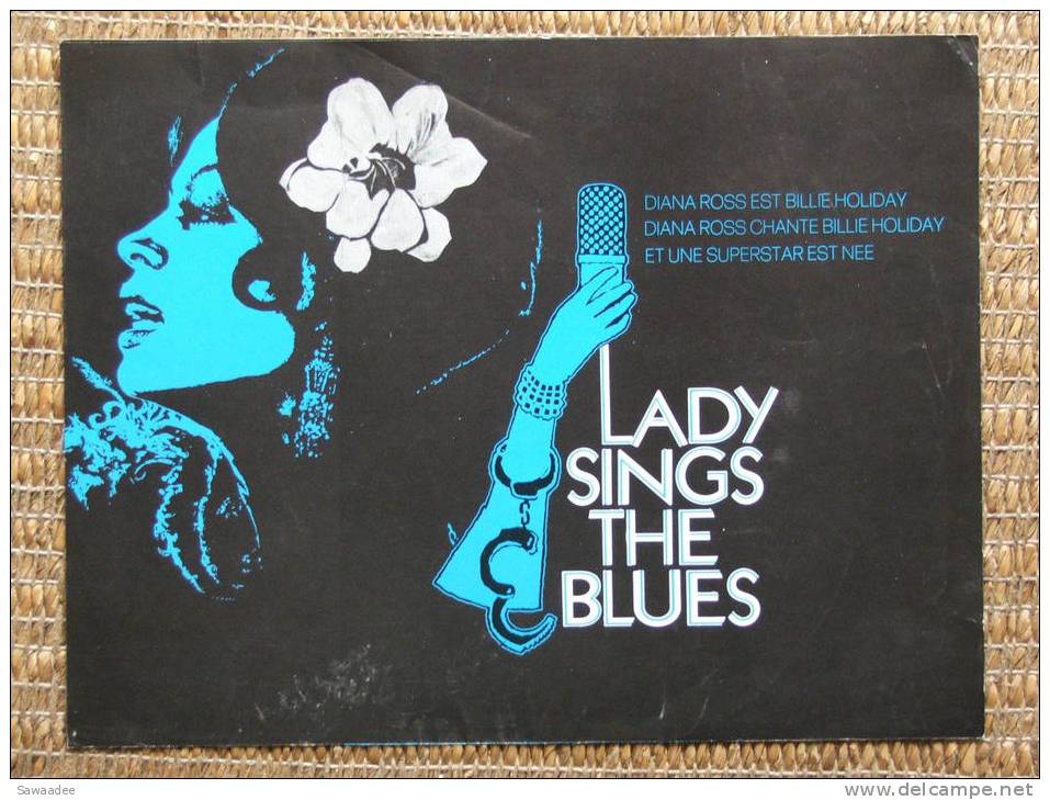 PLAQUETTE -  FILM - LADY SINGS THE BLUES - DIANA ROSS - MUSIQUE - JAZZ - BILLIE HOLIDAY - Cinema Advertisement