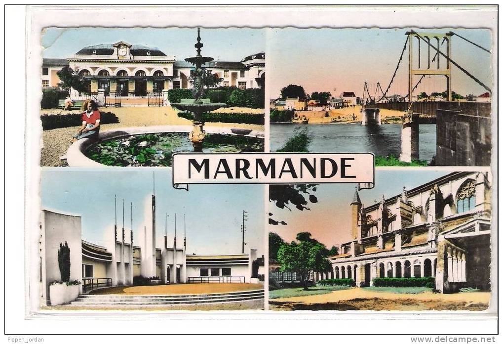 47 MARMANDE * Carte Multi Vues * - Marmande