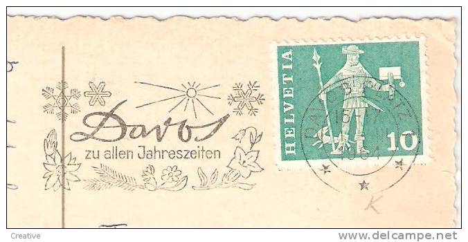 SUISSE-SCHWEIZ-SWITZERLAND.DAVOS.Weisfluhjoch 1964 - Davos