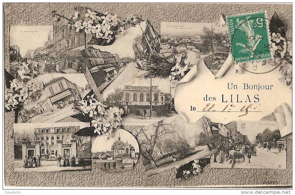 LES LILAS MULTIVUES 1915 - Les Lilas