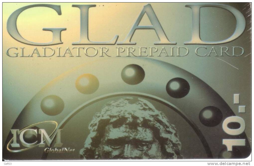 Prepaid Card ICM Global Net - Gladiator - Opérateurs Télécom