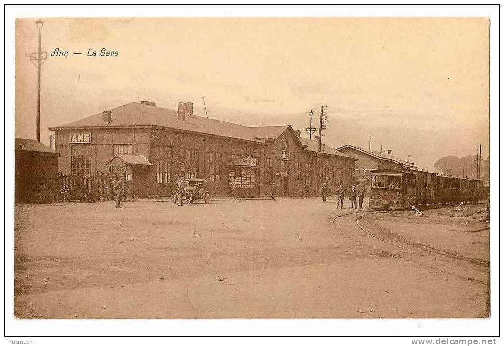 C4786 - ANS - La Gare " Tram à Vapeur" - Ans