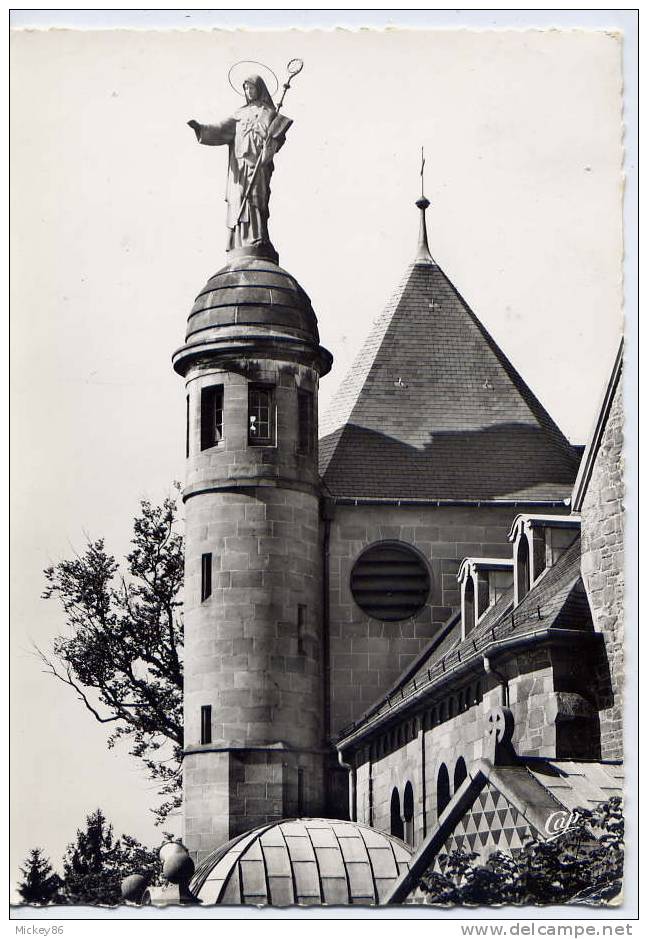 Mont Ste Odile--1962--La Tour Et Statue De Ste Odile Bénissant L'Alsace, Csm Gd Format N° 874 Collec Spéciale Du Couvent - Sainte Odile