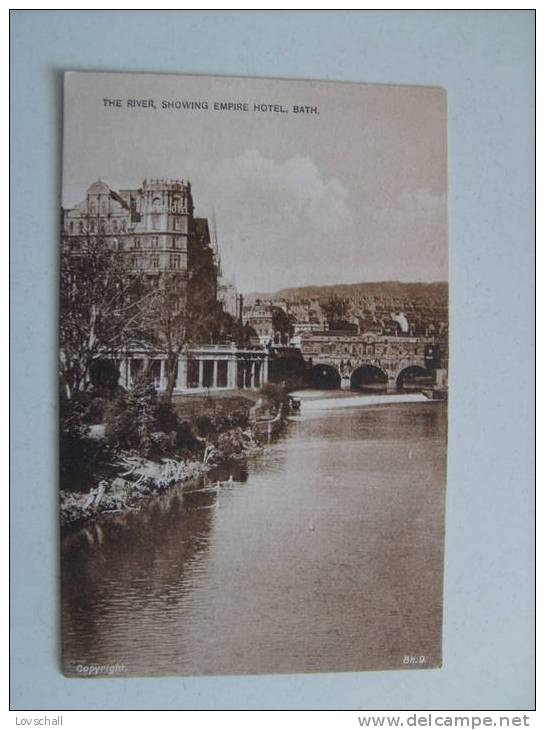 The River, Showing Empire Hotel, Bath. - Bath