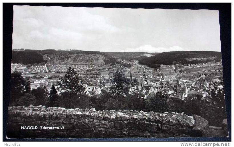 Germany,Nagold,Schwarzwald,Genearal  View,Total,Original Photo,postcard - Nagold