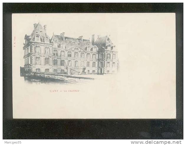 30677 Cany Le Chateau  édit. F.A. N° 1635  Belle Carte Nuage Précurseur - Cany Barville