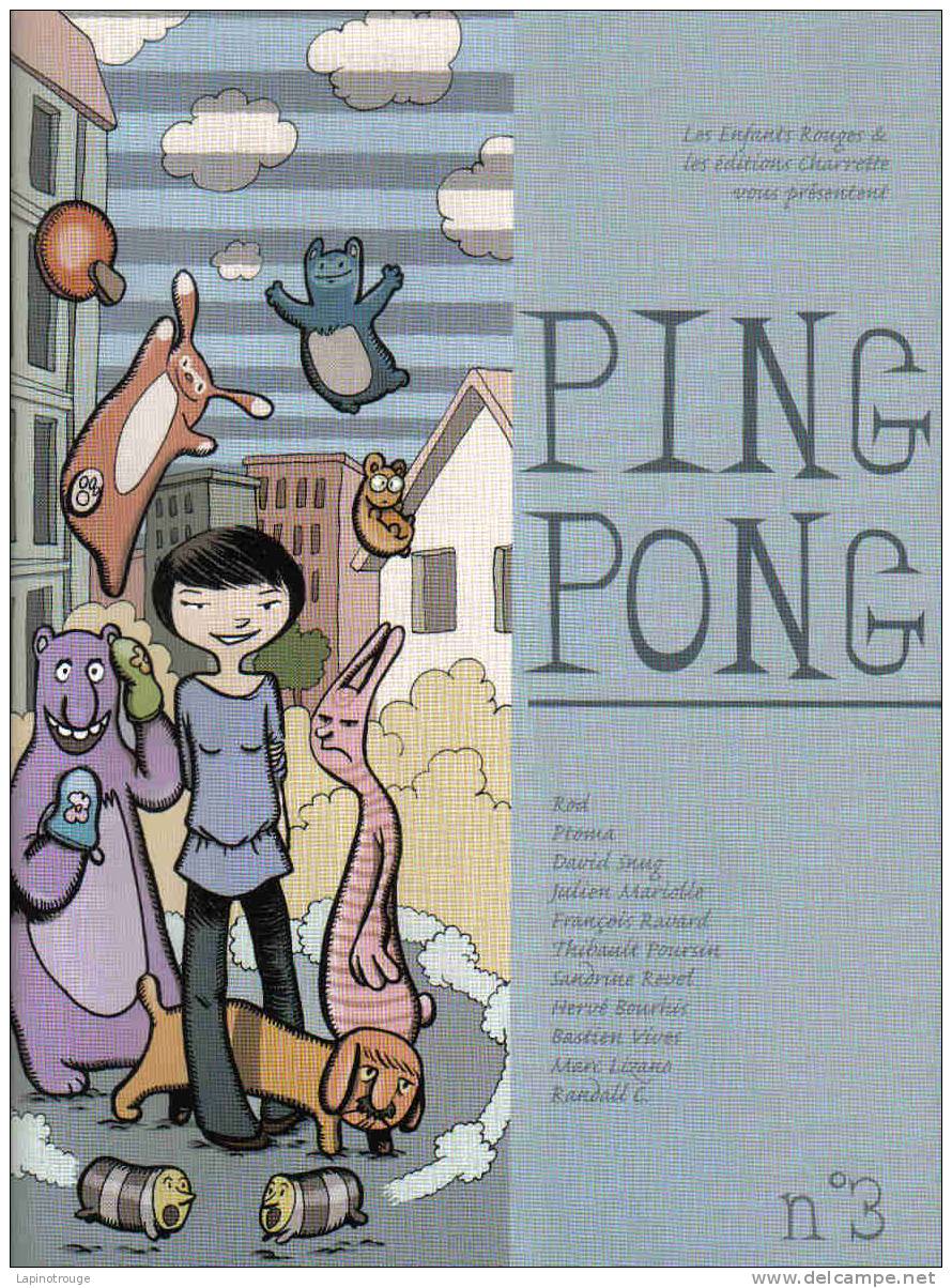 Ping Pong N° 3: Ptoma Revel Lizano Bourrhis Vivès...2008 - Autres & Non Classés