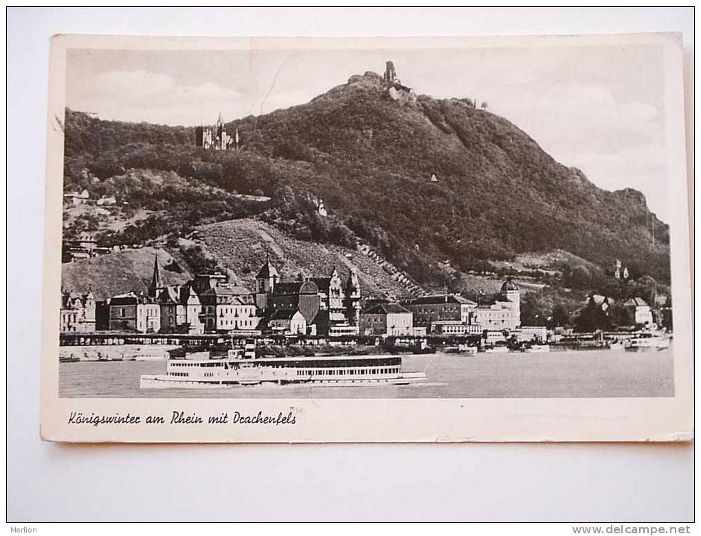 Königswinter , Dampfer , Rhein , Steamer    F   1940-50´s   D26925 - Koenigswinter