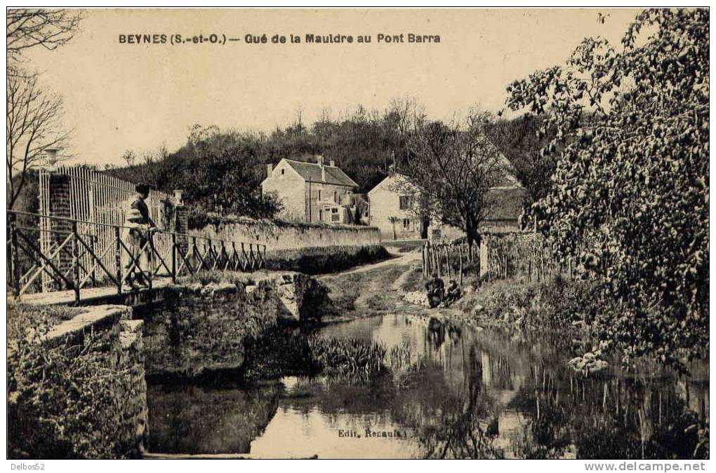 Gué De La Mauldre Au Pont Barra - Beynes