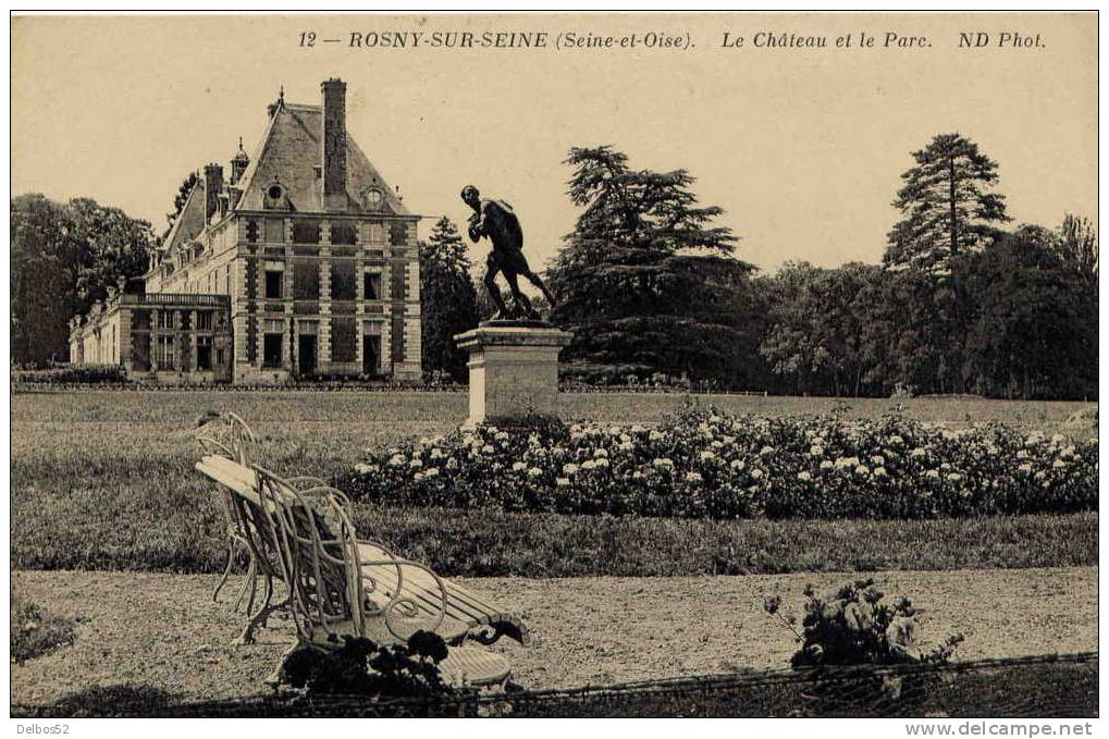 Le Château Et Le Parc - Rosny Sur Seine