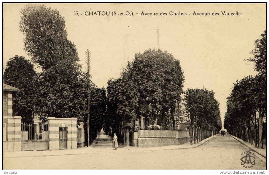 Avenue Des Chalets- Avenue Des Vaucelles - Chatou