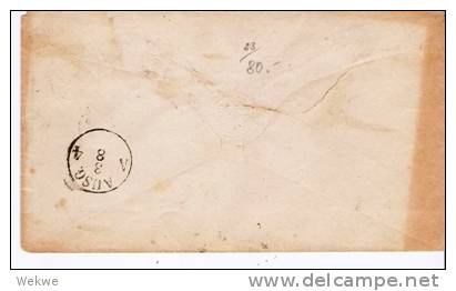 Brs160/ Friedrichsrode Ex Thurn+Taxis. Stempel 1874 Auf U3IA - Briefe U. Dokumente