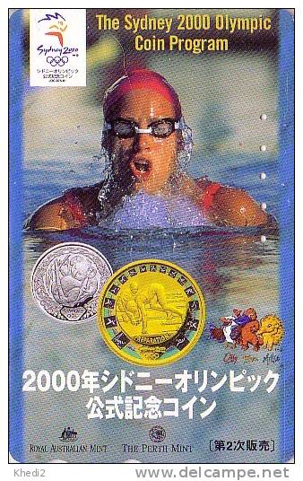 Japan PC OLYMPIC GAMES SIDNEY 2000 Australia COIN Program Swimming - JEUX OLYMPIQUES Natation - OLYMPISCHE SPIELE - 41 - Giochi Olimpici