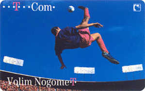 VOLIM NOGOMET - 100. Kuna ( Croatia - Rare Card With High Value ) Football Soccer Fussball Futbol Futebol Calcio Foot - Kroatien