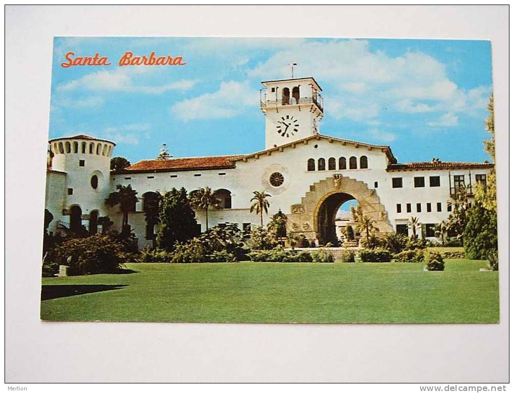 USA - Mission Santa Barbara    Calif.  Cca 1950-60's   VF    D27162 - Santa Barbara