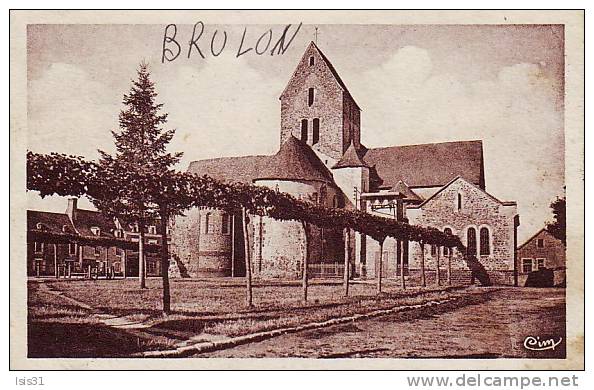 Dép 72 - T291 - Brulon - L'église - état - Brulon