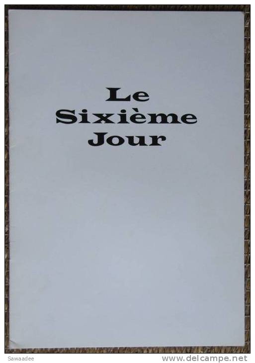 DOSSIER DE PRESSE - FILM - LE SIXIEME JOUR - YOUSSEF CHAHINE- DALIDA - Cinema/Televisione