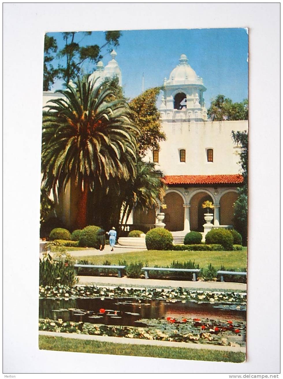 USA - Lilly Pond Lagoon -Balboa Park -San Diego  , California -  Cca  1950-60 ´s   VF    D27179 - San Diego