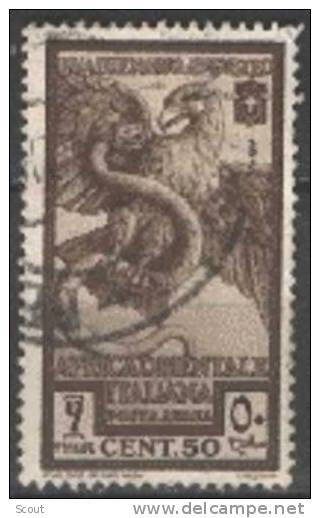 AFRICA ORIENTALE ITALIANA - 1938 - AUGUSTO 50 C. - C.U. A 14 (°) - Afrique Orientale Italienne