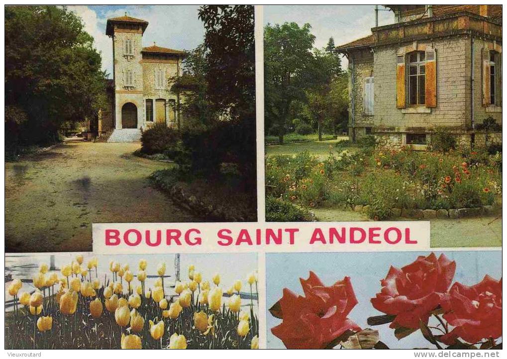 CPSM. BOURG SAINT ANDEOL. LE PARC PRADELLE. ANNEE 50. - Bourg-Saint-Andéol