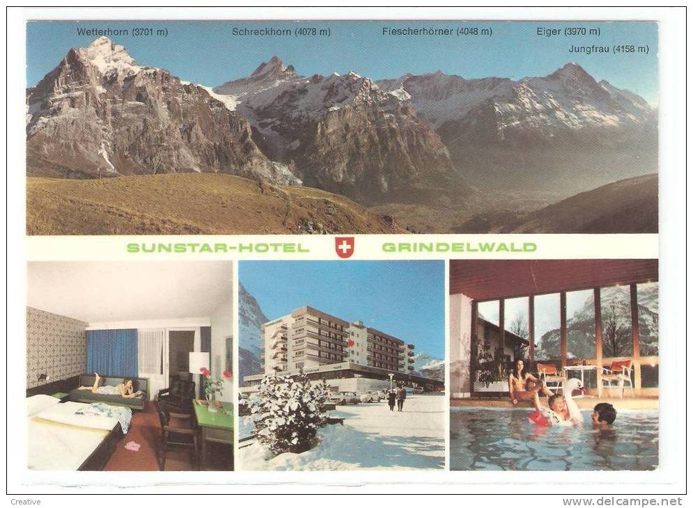 SUISSE-SCHWEIZ-SWITZERLAND.Grindelwald - Sunstar Hotel - Grindelwald