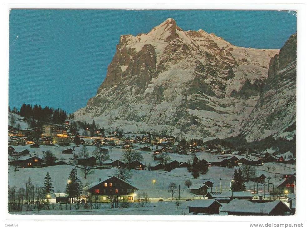 SUISSE-SCHWEIZ-SWITZERLAND.Grindelwald .Wetterhorn - Grindelwald