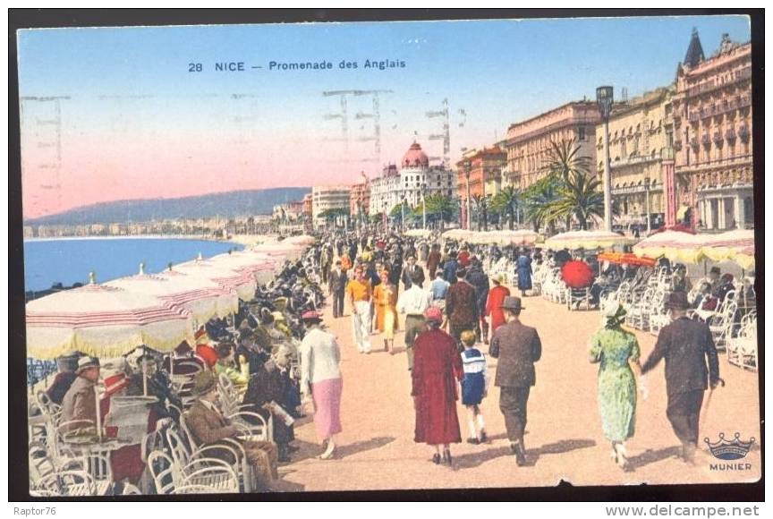 CPA 06 NICE La Promenade Des Anglais - Scènes Du Vieux-Nice