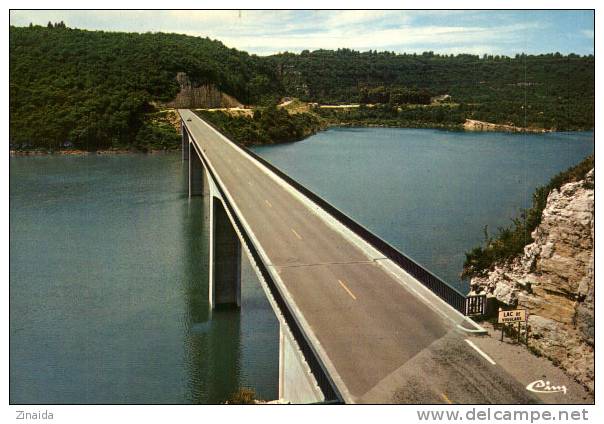 CARTE POSTALE DES ENVIRONS D ORGELET - LE LAC DE VOUGLANS - LE PONT DE LA PYLE - Orgelet