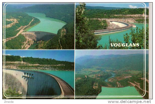 CARTE POSTALE DES ENVIRONS D ORGELET - LE BARRAGE DE VOUGLANS - Orgelet