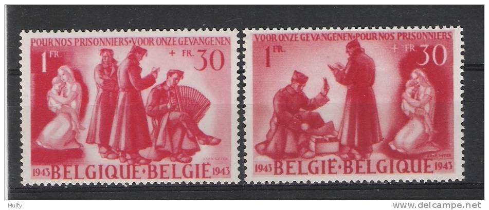 Belgie OCB 623 / 624 (**) - Unused Stamps