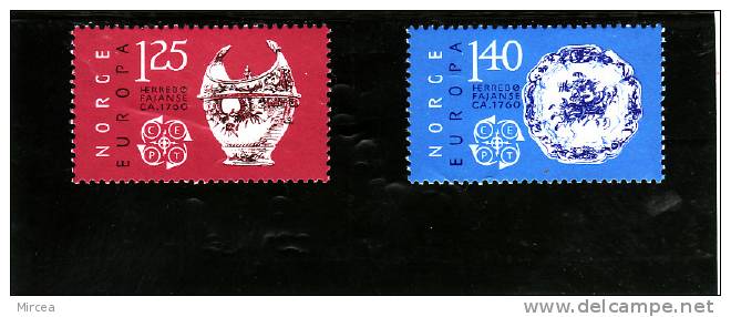 Norvege , Yv.no.616/7 , Neufs** - 1973