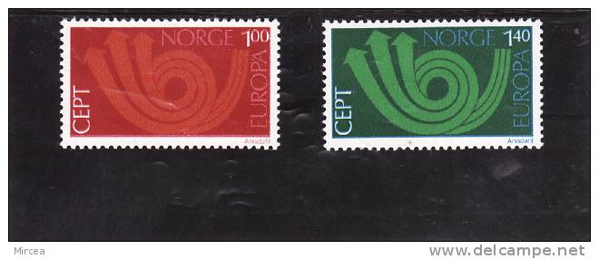 Norvege , Yv.no.538/9 , Neufs** - 1973