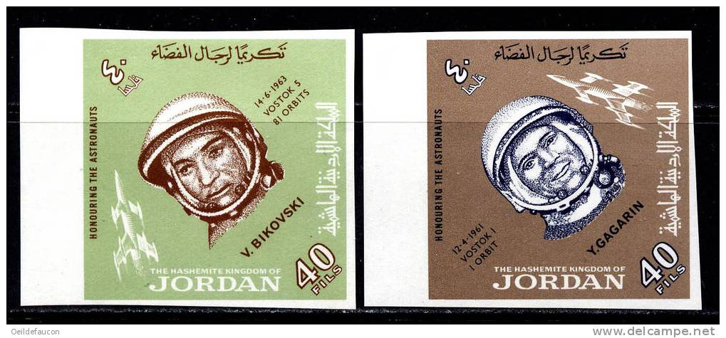 JORDANIE - Yvert -  462/67** N.D.  Bdf -  Cote 30 € - Asia