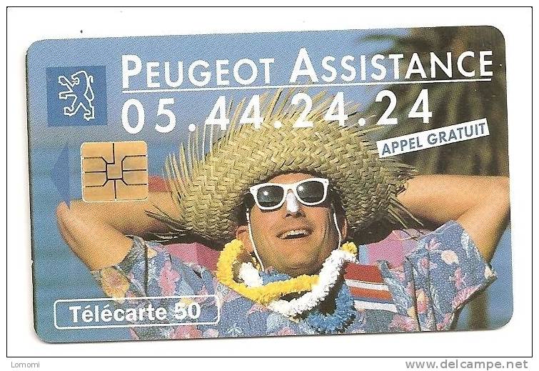 Peugeot  Assistance  -  Année   .  1993  . RARE  . 1 Scan.. - Voitures