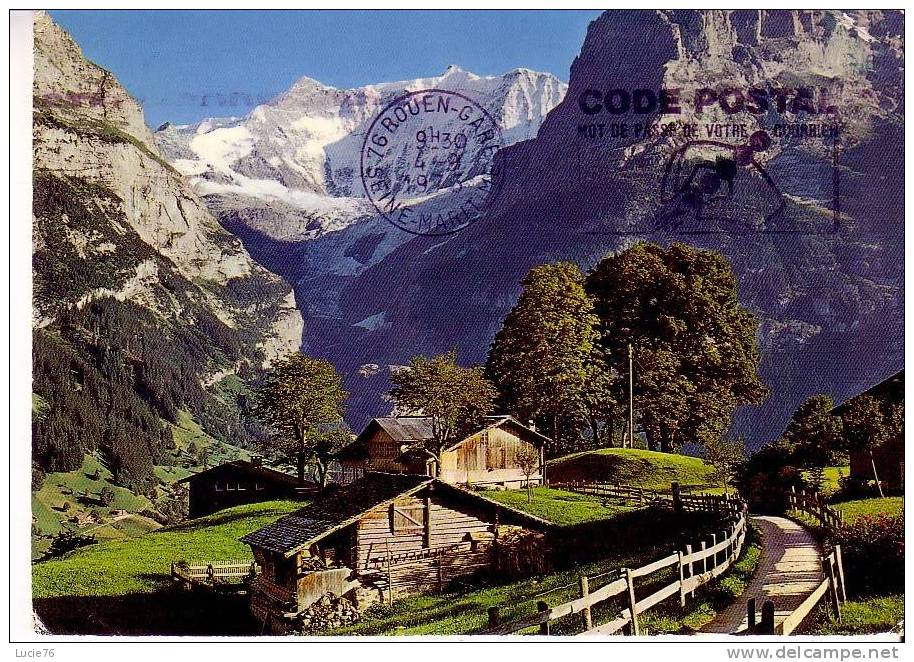 GRINDELWALD - N° 38975 - Fiescherhorner - Grindelwald