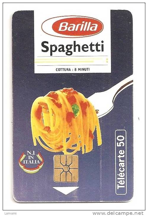 BARILLA Spaghetti   -  Année   . 1994   . RARE  . 1 Scan.. - Levensmiddelen