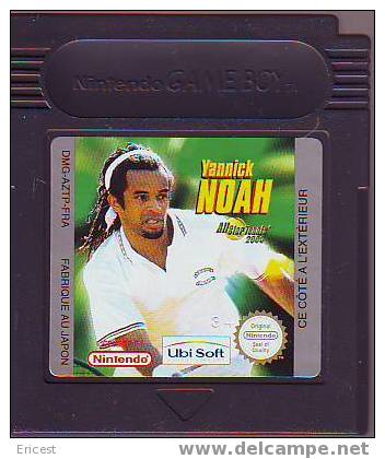 - JEU GAME BOY COLOR YANNICK NOAH TENNIS (fonctionne Sur GBA Et SP) - Game Boy Color