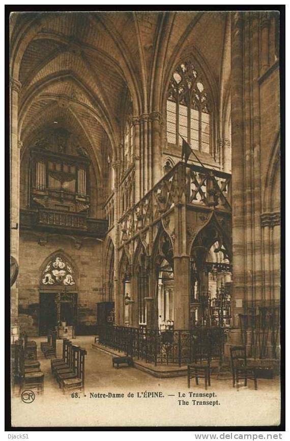 Notre-Dame De L'EPINE - Le Transept - 1922 - L'Epine