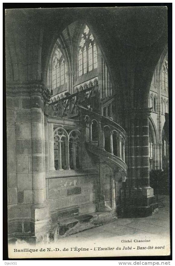 Basilique Notre-Dame De L'EPINE - L'Escalier Du Jubé - L'Epine