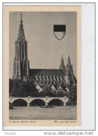 Ulm / Donau - Münster - Gelaufen 1952 - Ulm