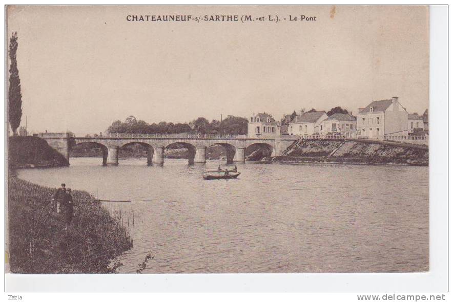 49.085/ CHATEAUNEUF S/ SARTHE - Le Pont - Chateauneuf Sur Sarthe
