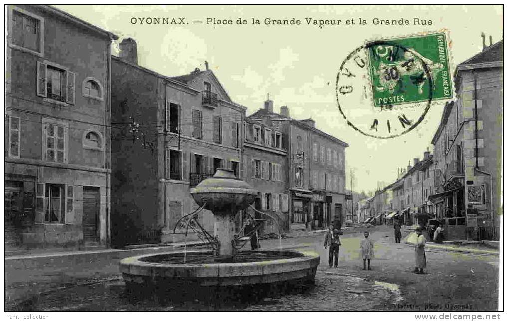 OYONNAX - Place De La Grande Vapeur Et La Grande Rue - Oyonnax